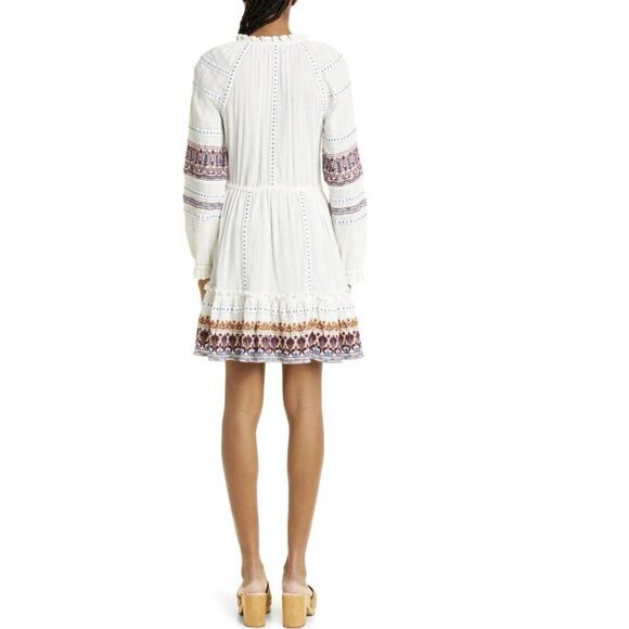 Veronica Beard Danica Long Sleeve Cotton Cover-Up Dress Size XS - Picture 4 of 16